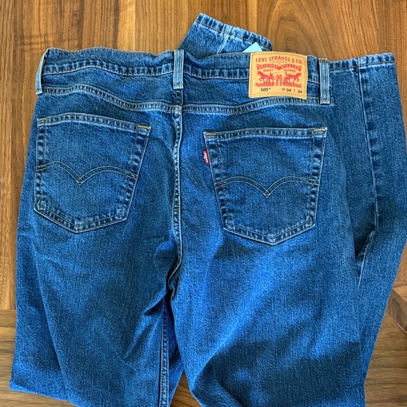 Levi's Men’s 505 Jeans 34x34 - Picture 4 of 5
